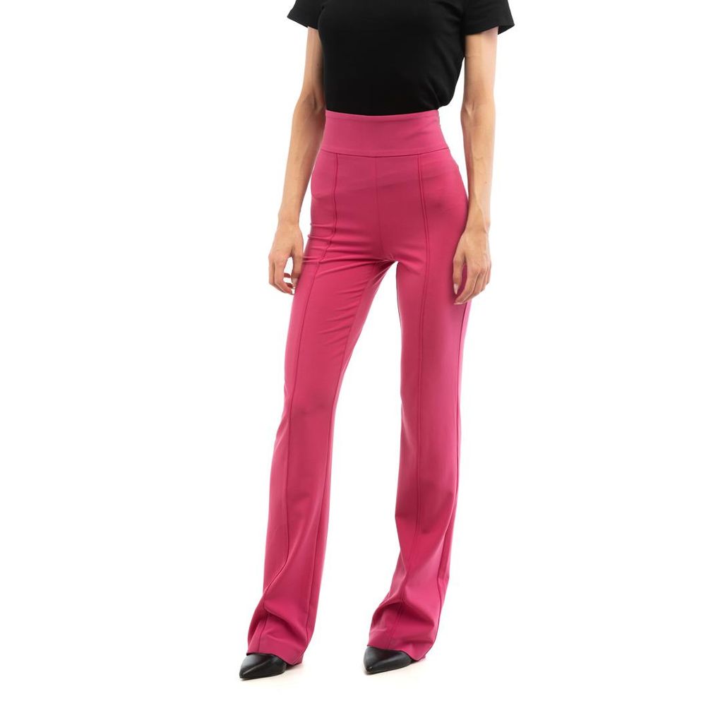 Patrizia Pepe Ceremony Fuchsia Flared Pants IT40