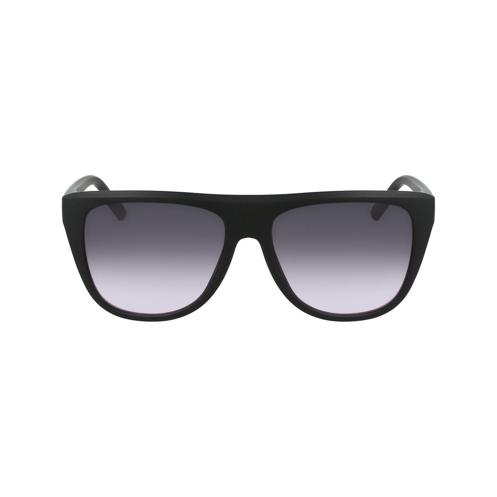 DKNY Women’s Sunglasses – Black Plastic Frame, Gradient Gray Lenses