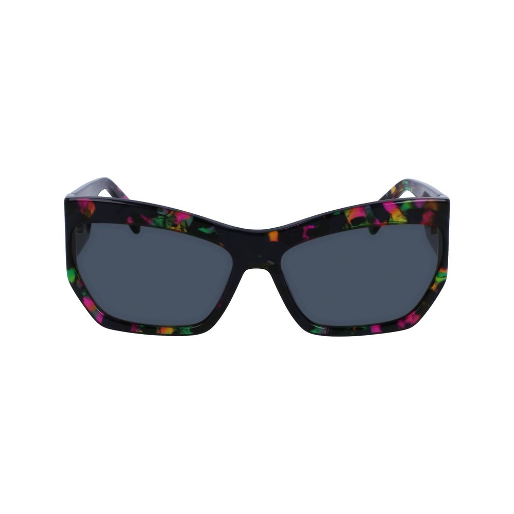 Liu Jo Women’s Bicolor Acetate Sunglasses – Green Frame, Category 3 Lenses
