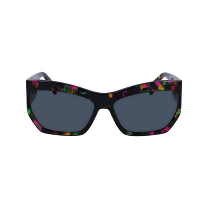 Liu Jo Women’s Bicolor Acetate Sunglasses – Green Frame, Category 3 Lenses