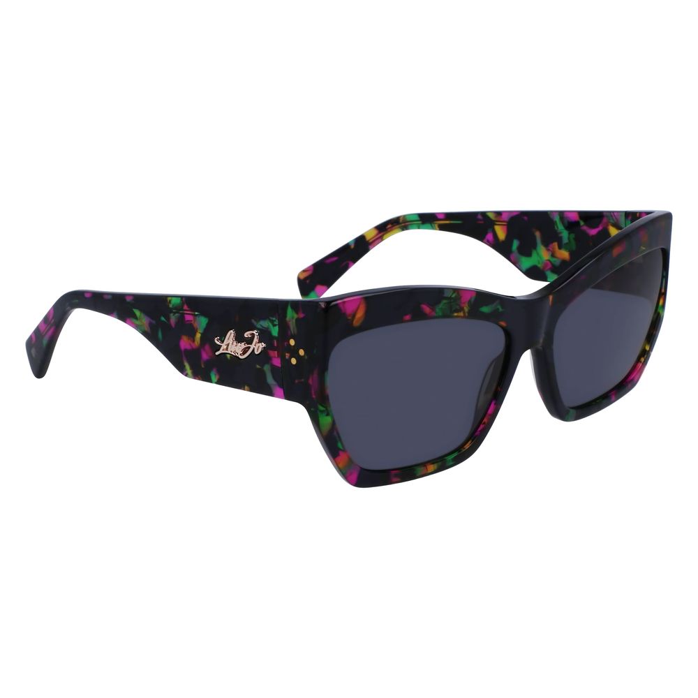 Liu Jo Women’s Bicolor Acetate Sunglasses – Green Frame, Category 3 Lenses