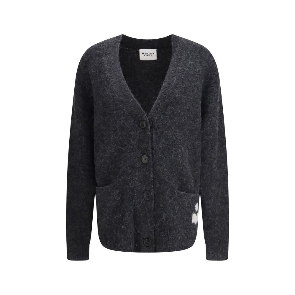 Marant Étoile Gray Alpaca Vicugna Pacos Cardigan