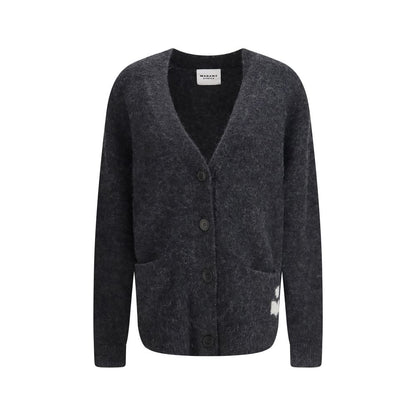 Marant Étoile Gray Alpaca Vicugna Pacos Cardigan