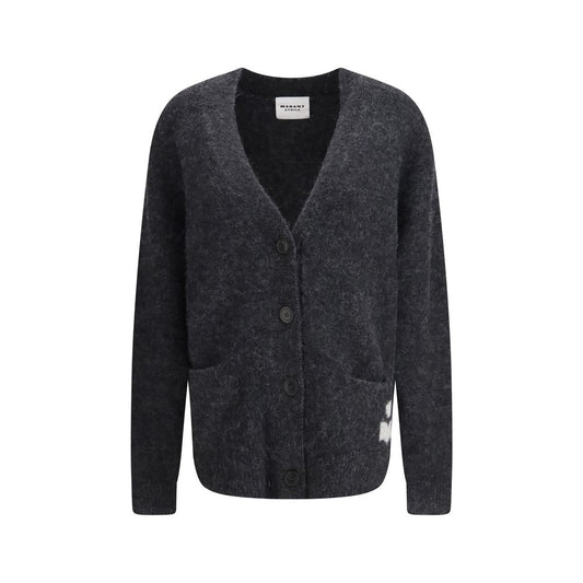 Marant Étoile Gray Alpaca Vicugna Pacos Cardigan