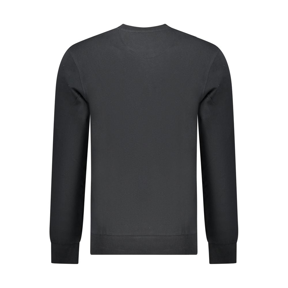 North Sails Black Cotton Crew Neck Sweatshirt for Men