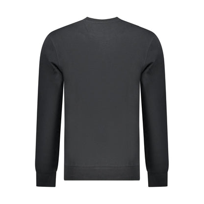 North Sails Black Cotton Crew Neck Sweatshirt for Men