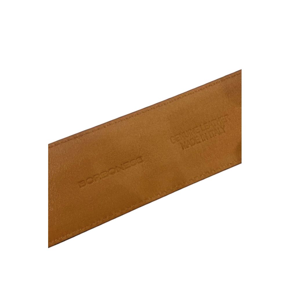 Borbonese Orange Leather Women Belt