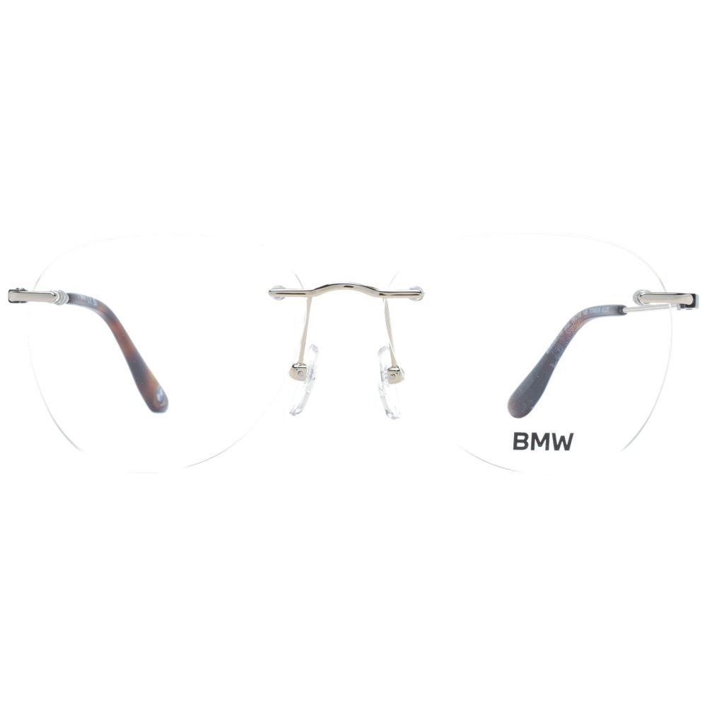 BMW Gold Titanium Glasses – Rimless Demo Lens Frames for Men