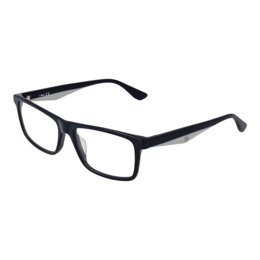 BMW Men’s Optical Glasses – Blue Rectangle Frame, Demo Lenses