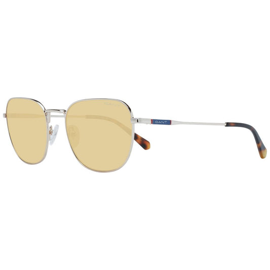 Gant Gold Metal Sunglasses – Panto Style with Yellow Lenses