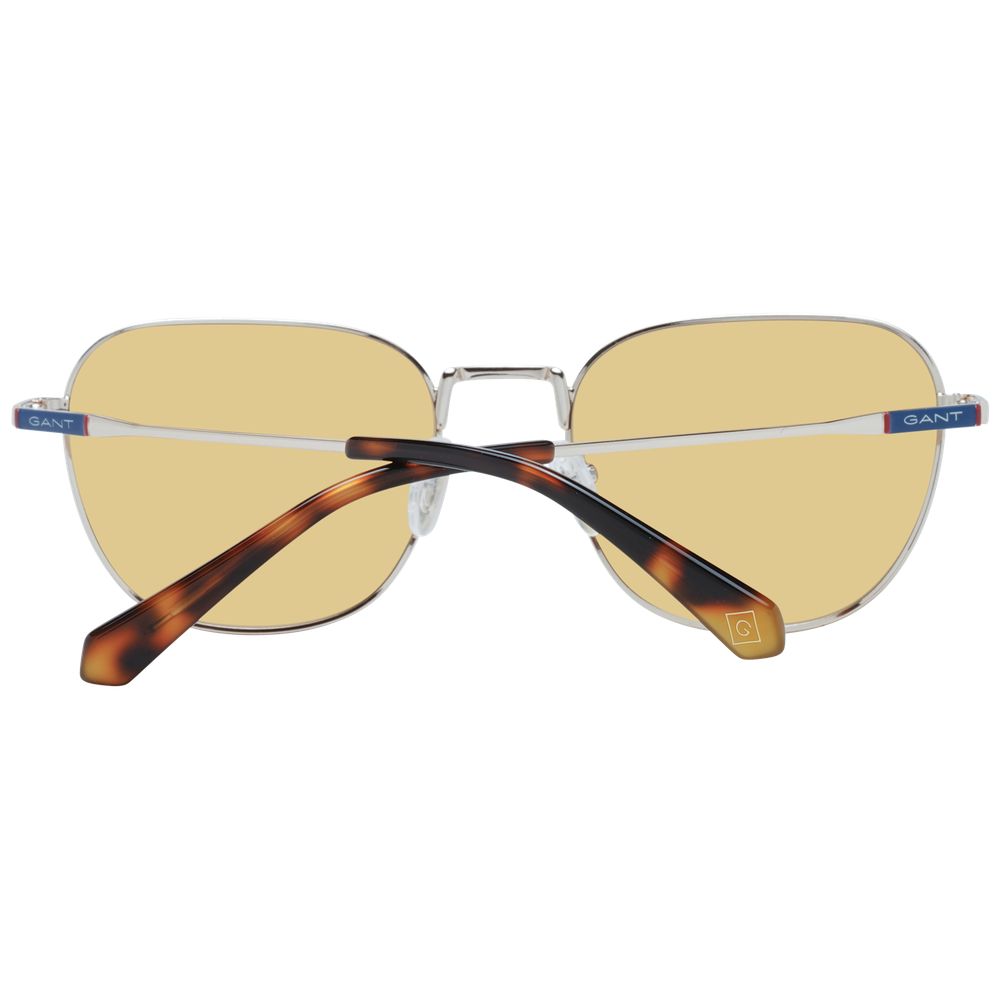 Gant Gold Metal Sunglasses – Panto Style with Yellow Lenses