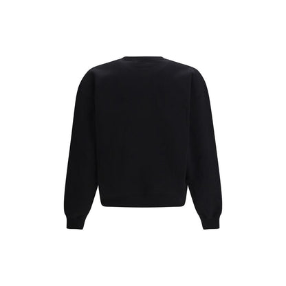Gucci Black Cotton Sweatshirt - Embossed Logo Design