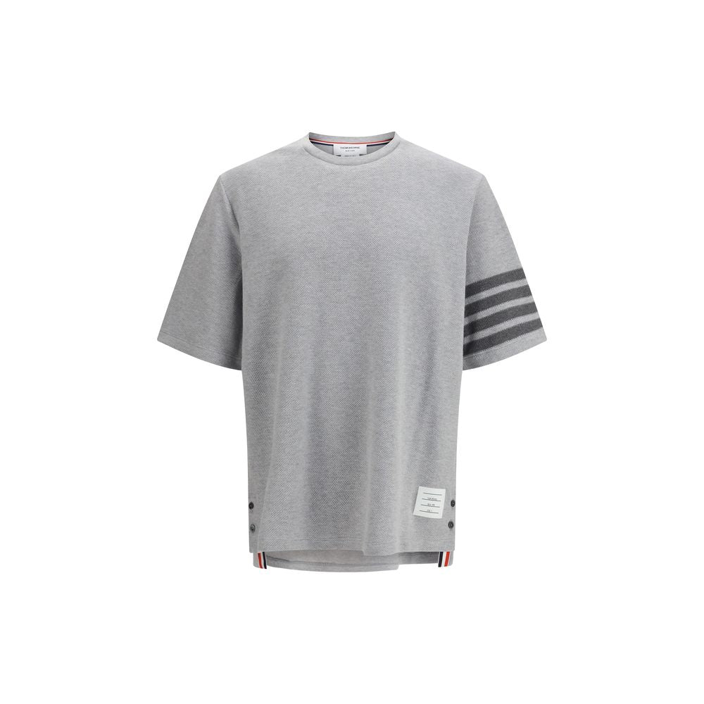 Thom Browne Gray Cotton Sportswear T-Shirt