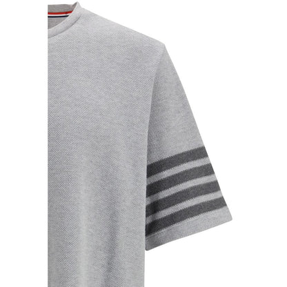 Thom Browne Gray Cotton Sportswear T-Shirt
