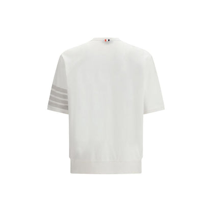 Thom Browne White Cotton 4-Bar Sportswear T-Shirt
