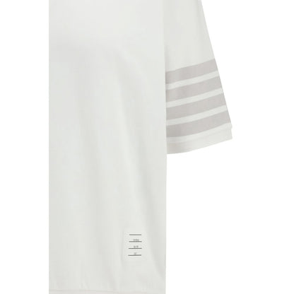 Thom Browne White Cotton 4-Bar Sportswear T-Shirt