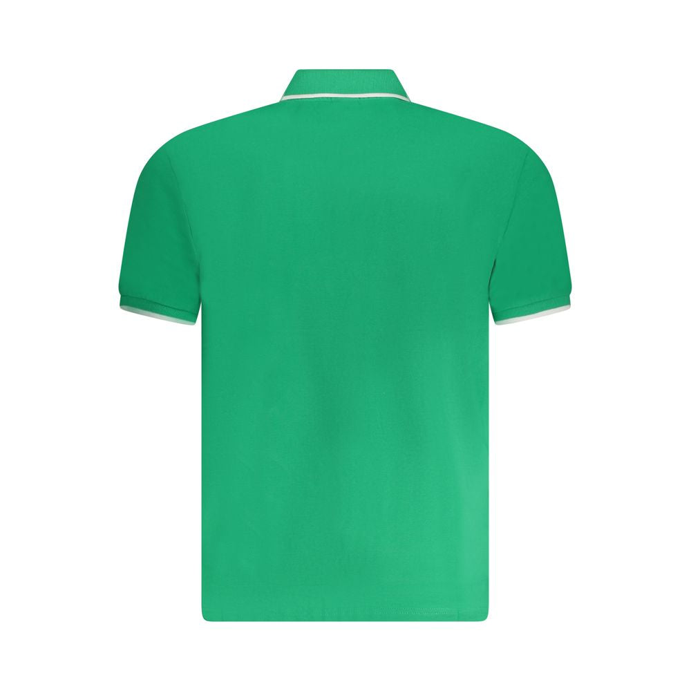 North Sails Verde Green Cotton Short Sleeved Polo T-Shirt for Men