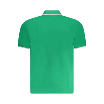 North Sails Verde Green Cotton Short Sleeved Polo T-Shirt for Men