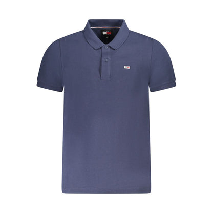 Tommy Hilfiger Blu Cotton Men Polo Shirt