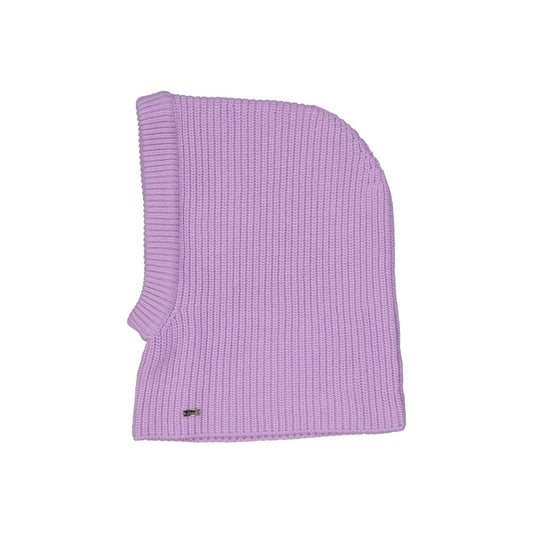 Herno Lilac Purple Wool Balaclava Hat