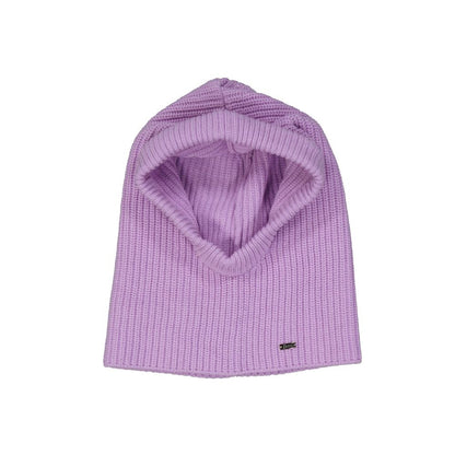 Herno Lilac Purple Wool Balaclava Hat
