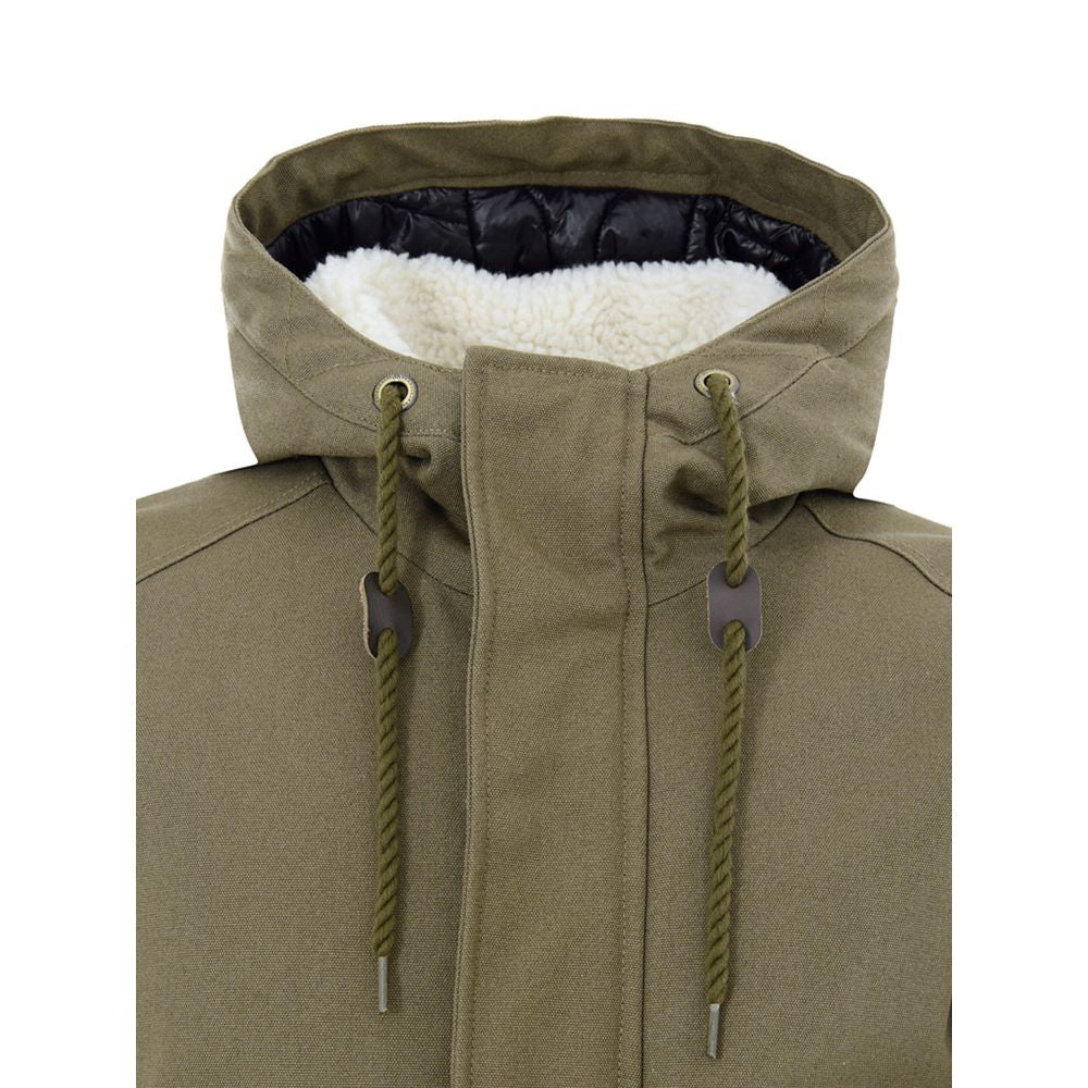 Moose Knuckles Green Cotton Parka: The Ultimate in Urban Luxury
