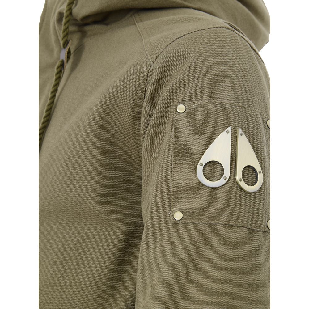 Moose Knuckles Green Cotton Parka: The Ultimate in Urban Luxury