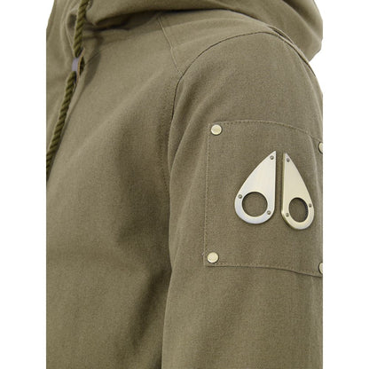 Moose Knuckles Green Cotton Parka: The Ultimate in Urban Luxury