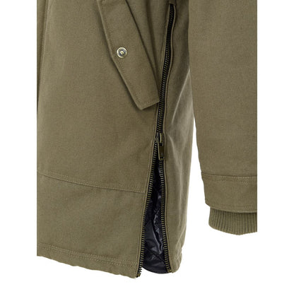 Moose Knuckles Green Cotton Parka: The Ultimate in Urban Luxury