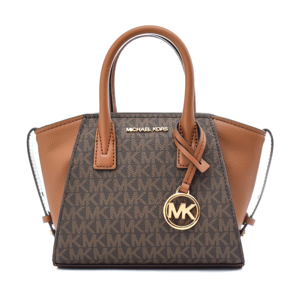 Michael Kors Brown Canvas Handbag: Effortless Elegance