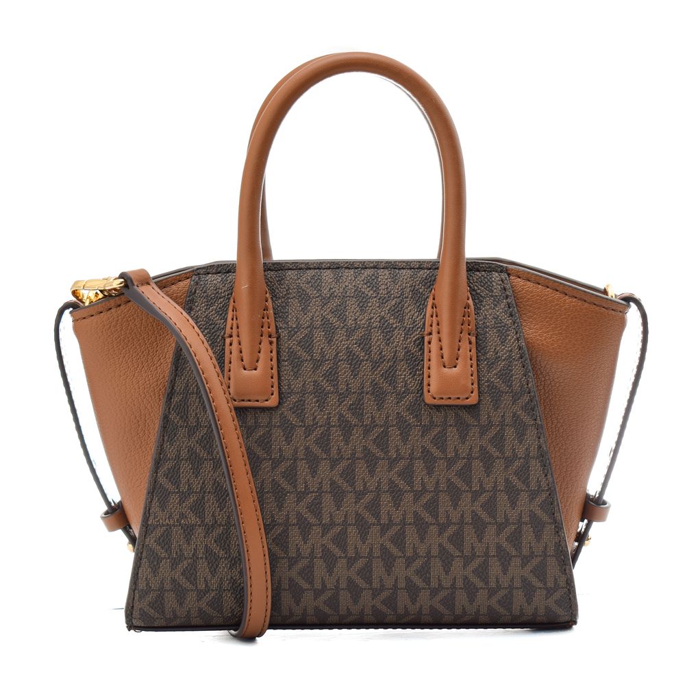 Michael Kors Brown Canvas Handbag: Effortless Elegance