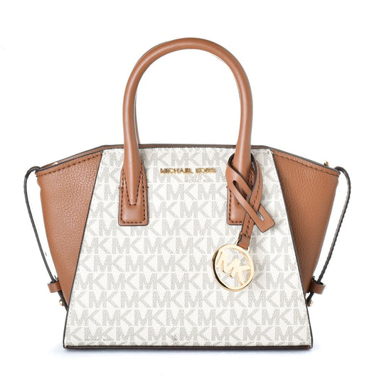 Michael Kors Beige Canvas Handbag – Elegant Everyday Companion