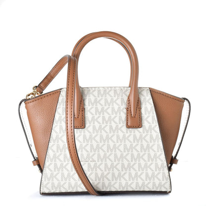 Michael Kors Beige Canvas Handbag – Elegant Everyday Companion