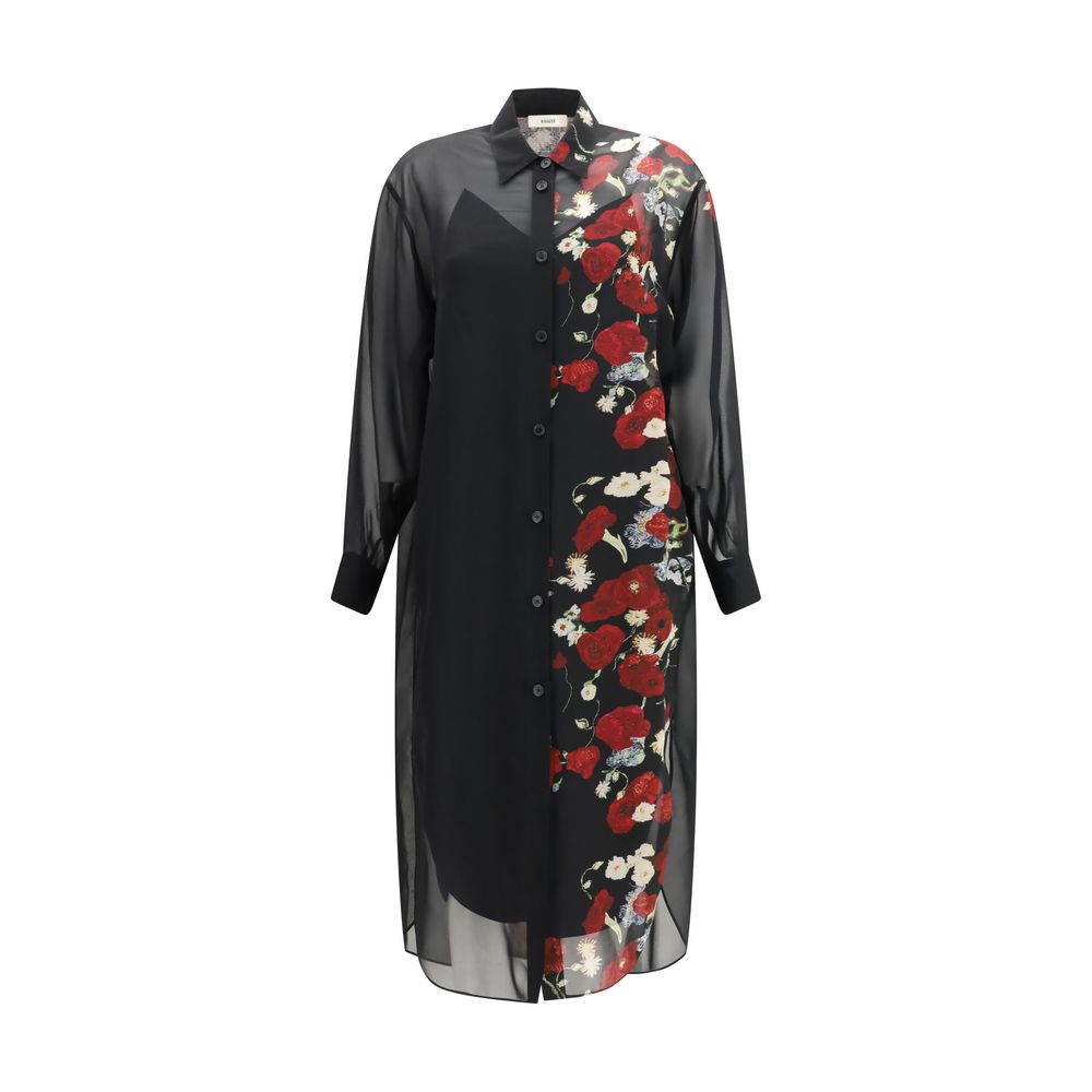 Khaite Black Silk Gloria Dress