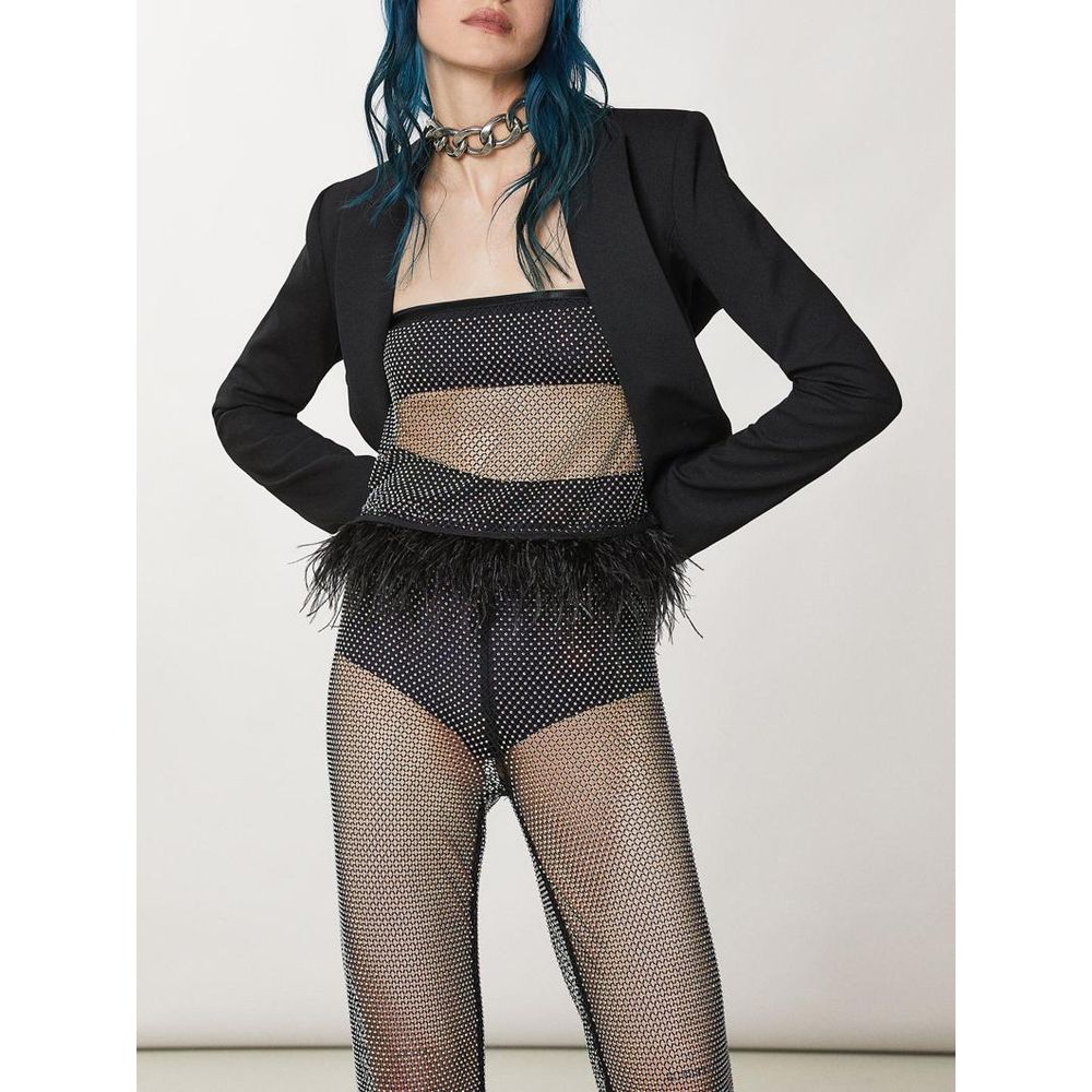 Patrizia Pepe Black Polyester Tank Top