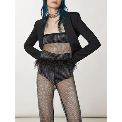 Patrizia Pepe Black Polyester Tank Top