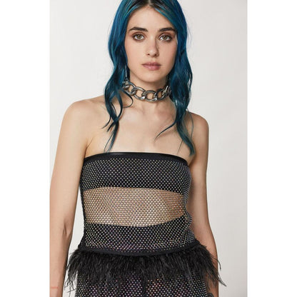 Patrizia Pepe Black Polyester Tank Top