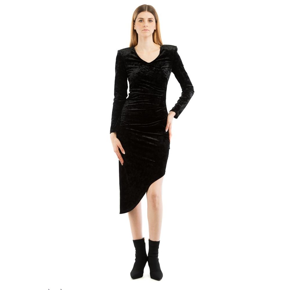 Patrizia Pepe Black Polyester Casual Dress - XS/I/II
