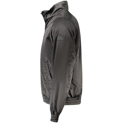 Calvin Klein Black Recycled Polyester Men Jacket