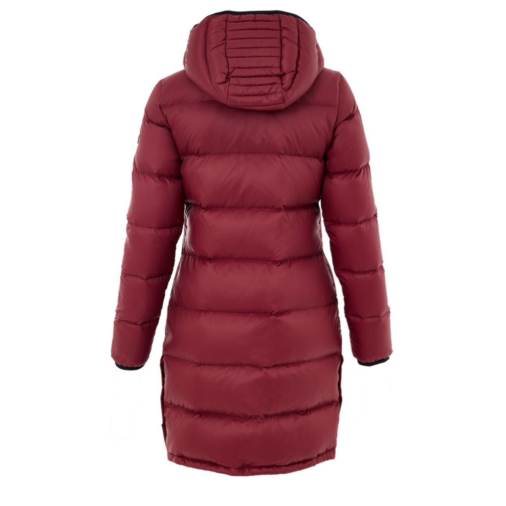 Moose Knuckles Bordeaux Down Dooded Puffer Coat for Women