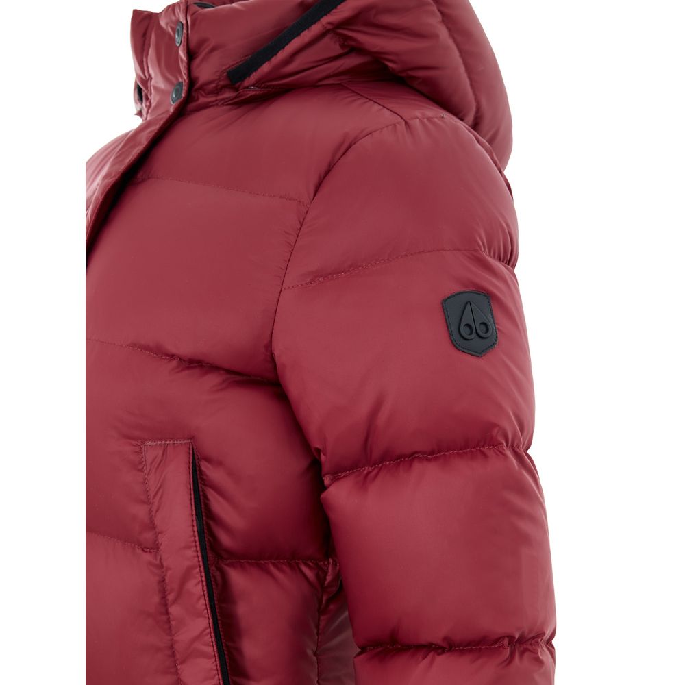Moose Knuckles Bordeaux Down Dooded Puffer Coat for Women