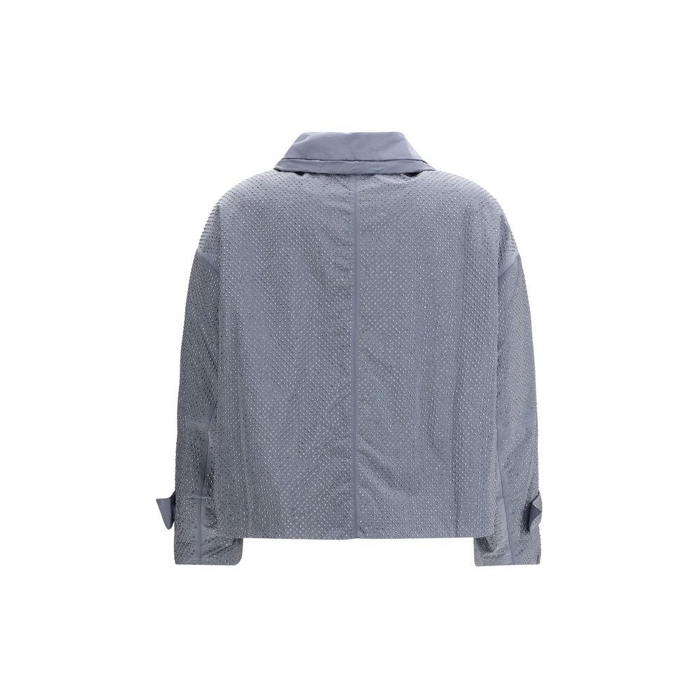 PINKO Light Blue Boxy Babette Jacket