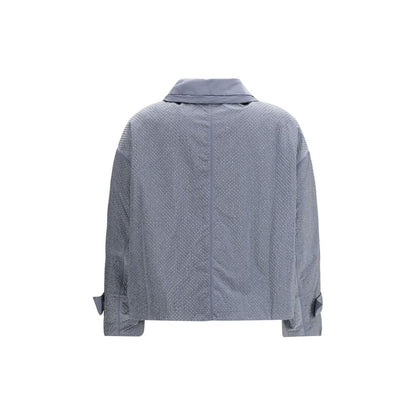 PINKO Light Blue Boxy Babette Jacket