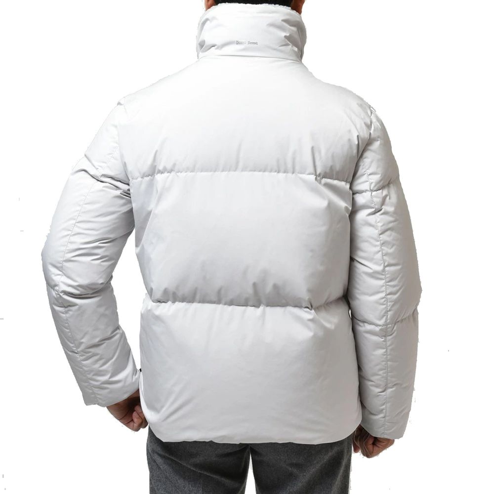 Herno White Puffer Jacket for Men