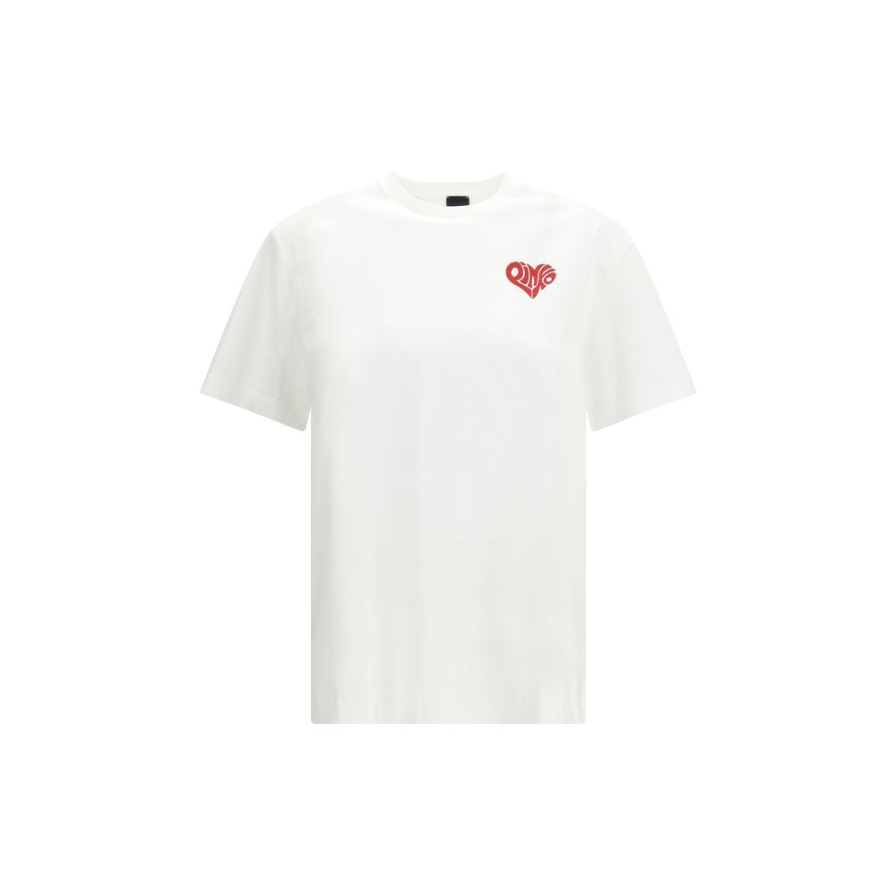 PINKO Strepitoso AMORE Print Cotton T-Shirt