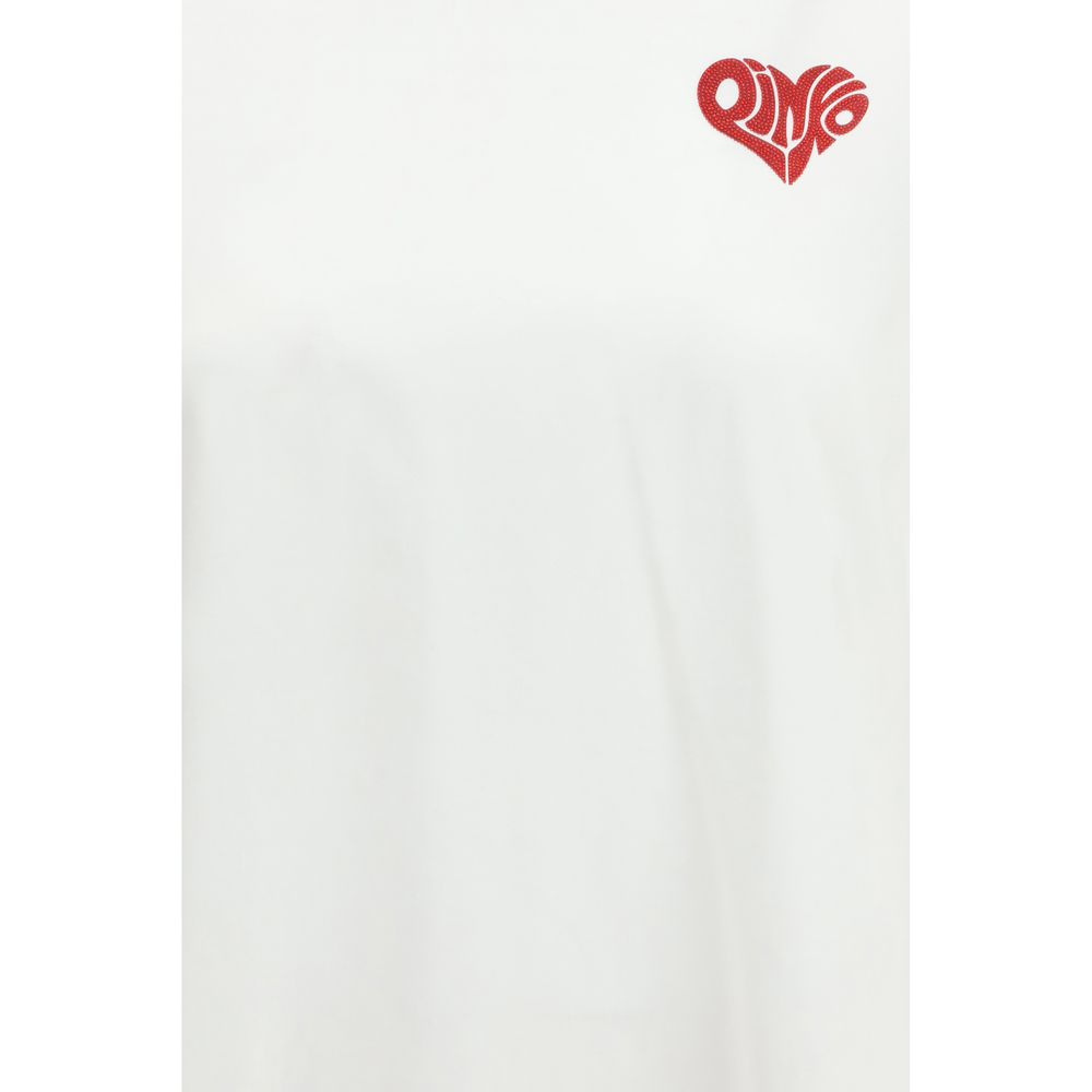 PINKO Strepitoso AMORE Print Cotton T-Shirt