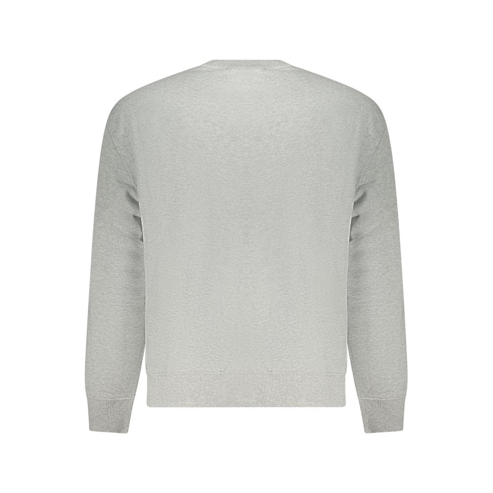 Calvin Klein Gray Cotton Men's Sweatshirt - Urban-Chic Essential