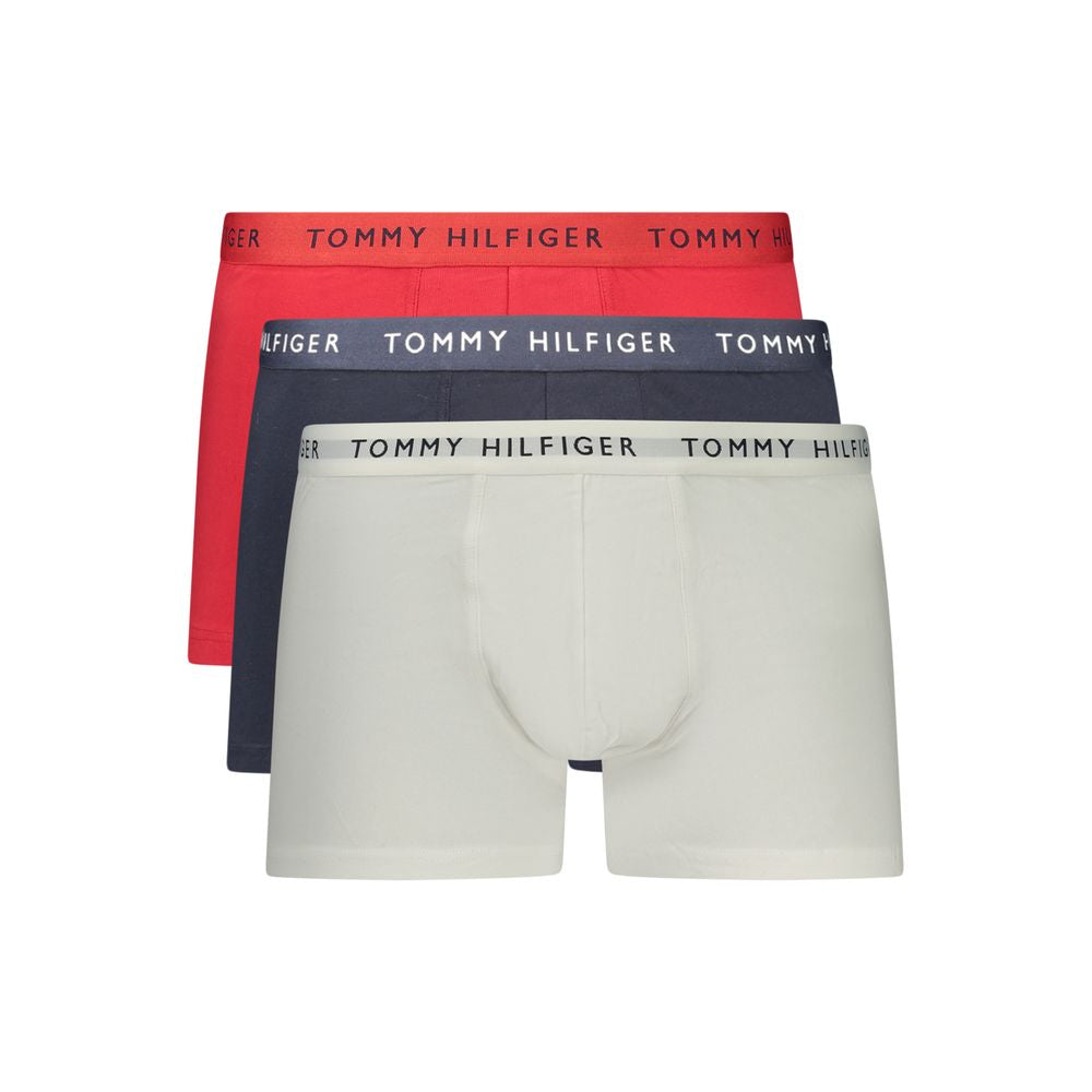 Tommy Hilfiger Red/Blue/White Cotton Boxers - Tri-Pack of Comfort