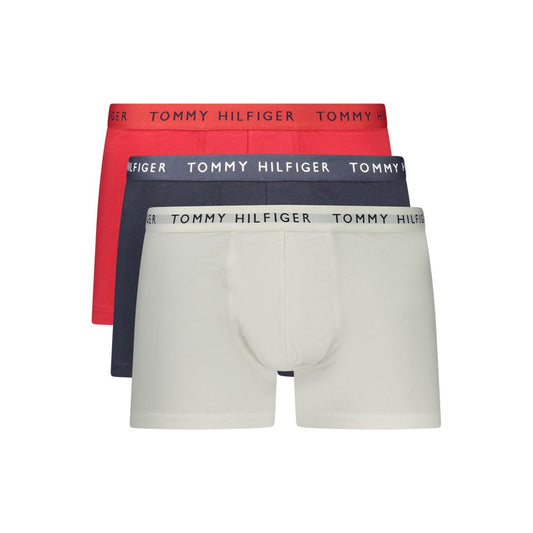 Tommy Hilfiger Red/Blue/White Cotton Boxers - Tri-Pack of Comfort