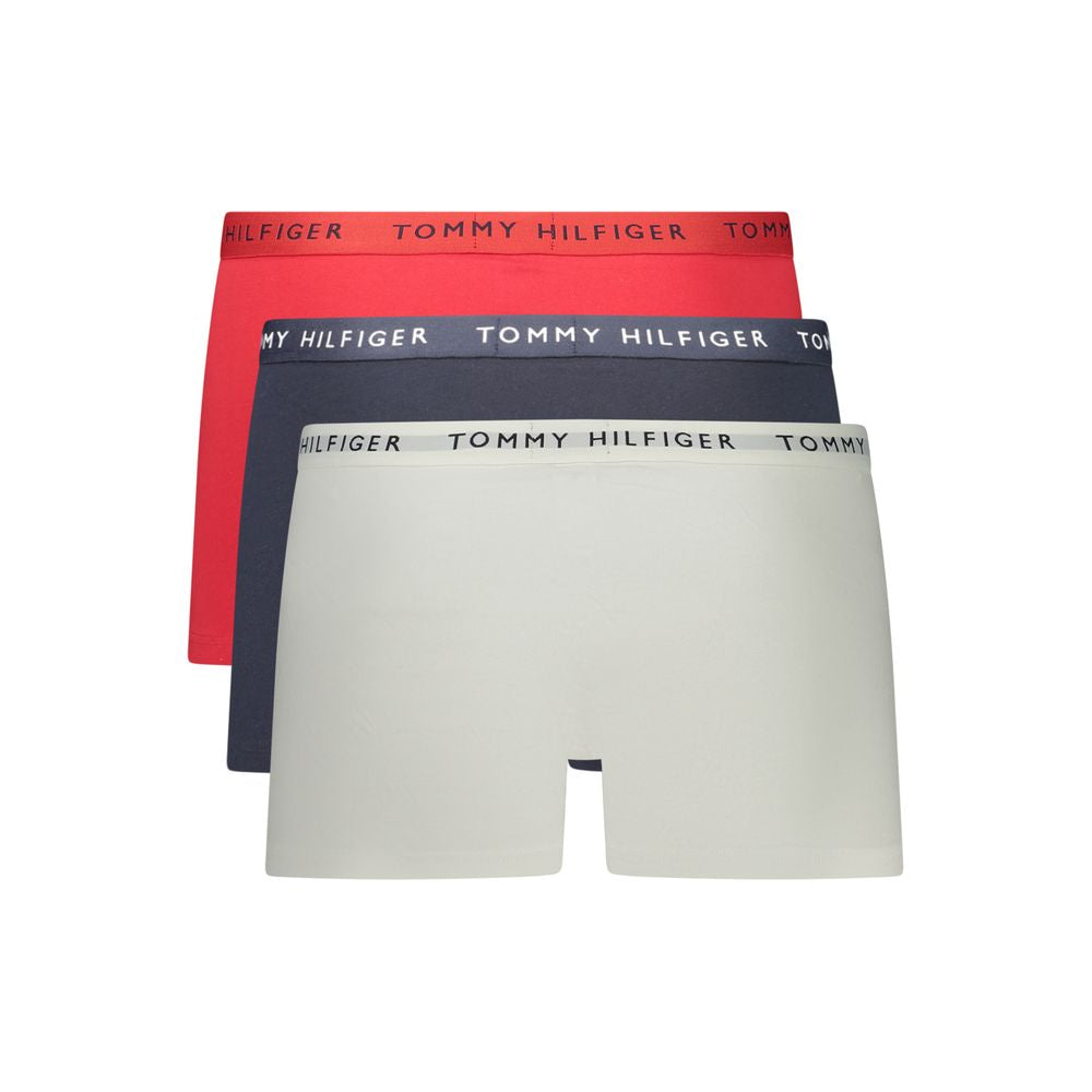 Tommy Hilfiger Red/Blue/White Cotton Boxers - Tri-Pack of Comfort